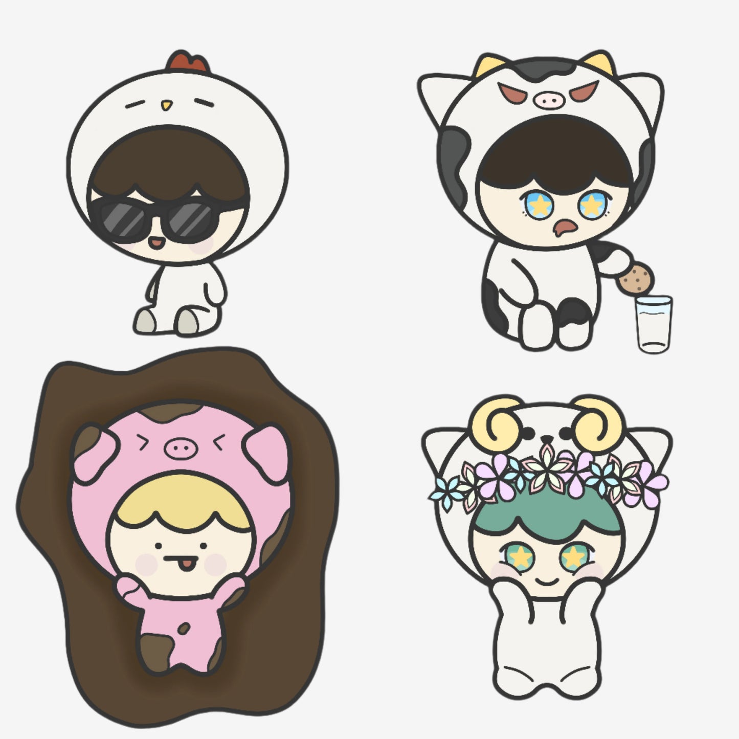 Mini Laura | Zoo Series Stickers